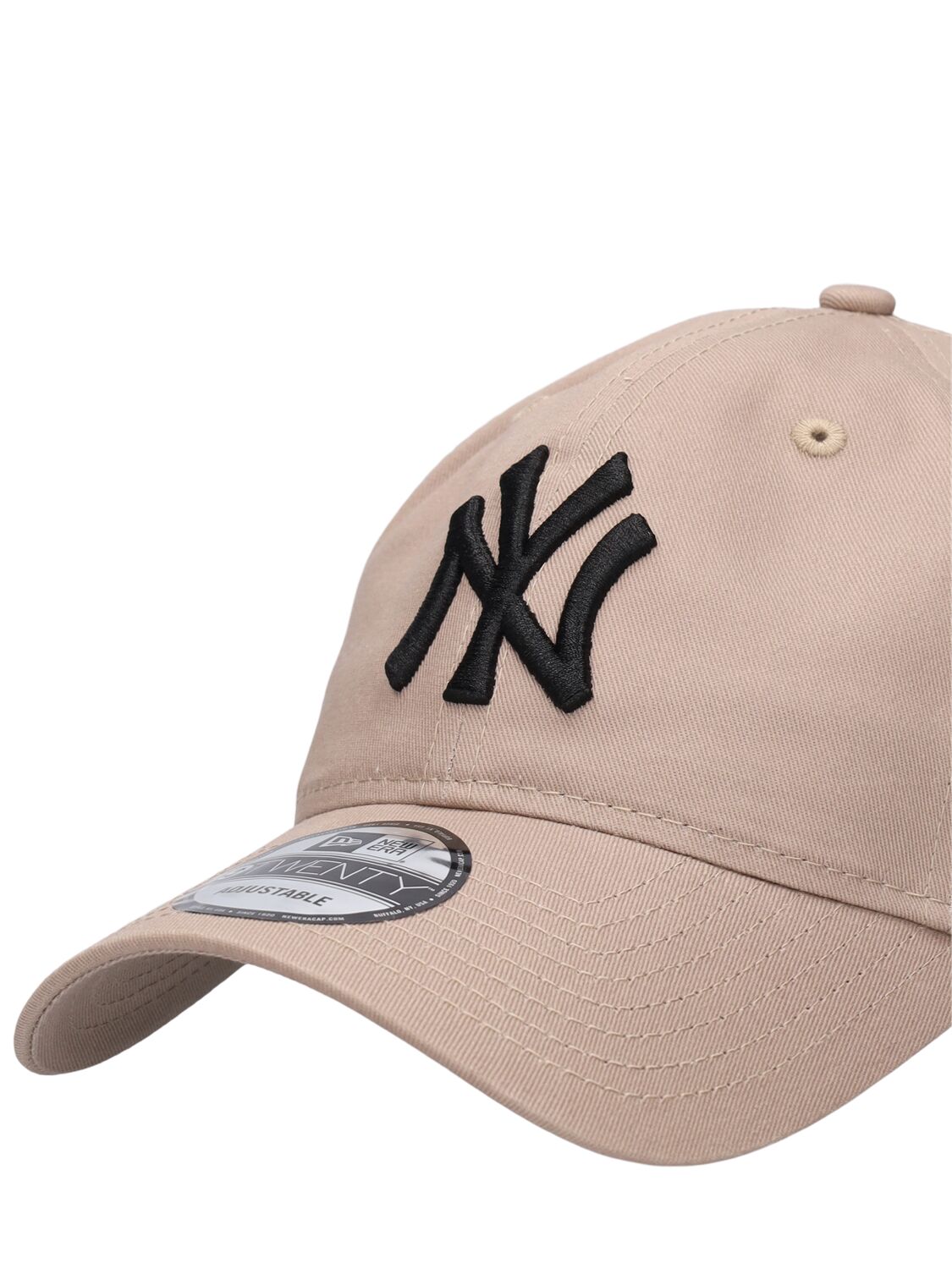 Shop New Era Ny Yankees League Essential 9twenty Cap In Beige,black