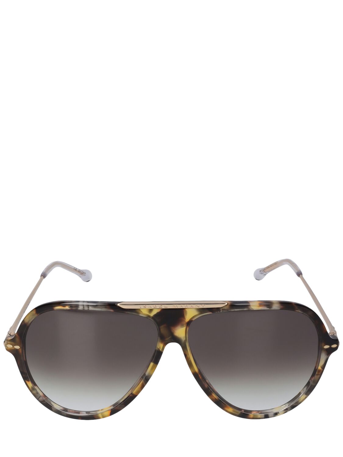 Isabel Marant The Luck Pilot Acetate Sunglasses In Brown