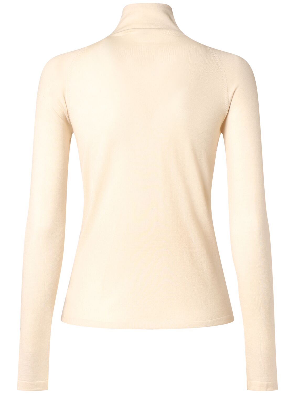 Shop The Row Honna Knit Turtleneck Top In White