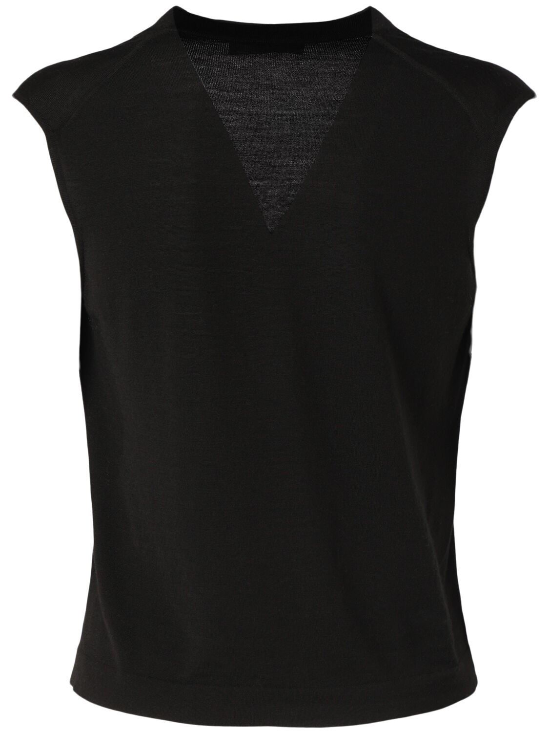 Shop The Row Harrell Knit Vest In Black