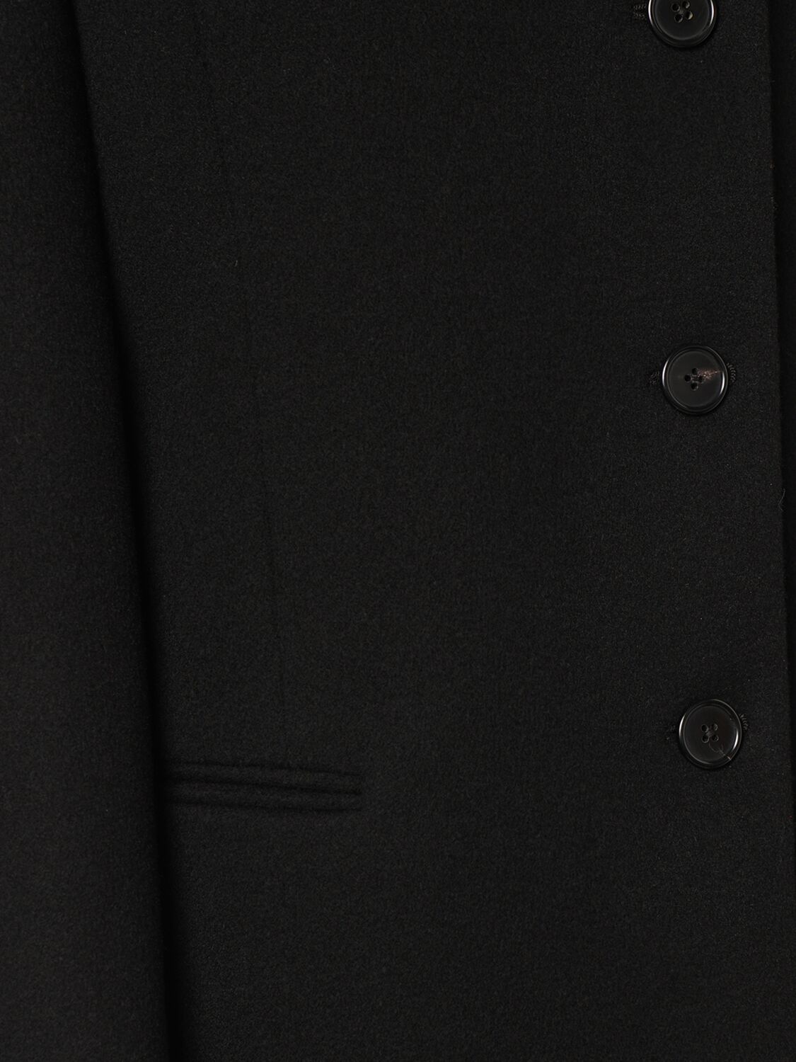 The Row Glenn Single Breast Cashmere Jacket In Black