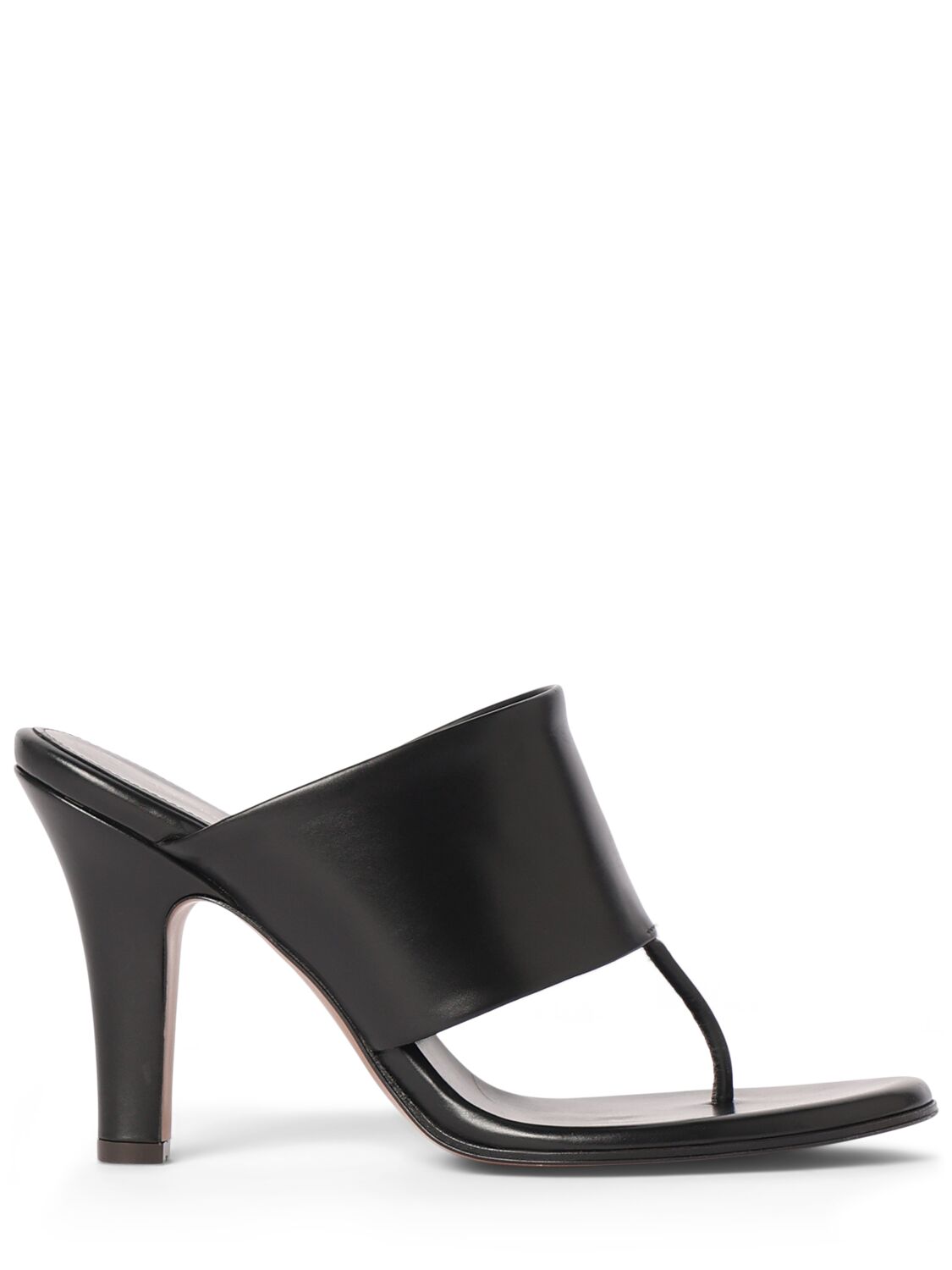 Shop The Row 90mm Signum Leather Sandals In Black