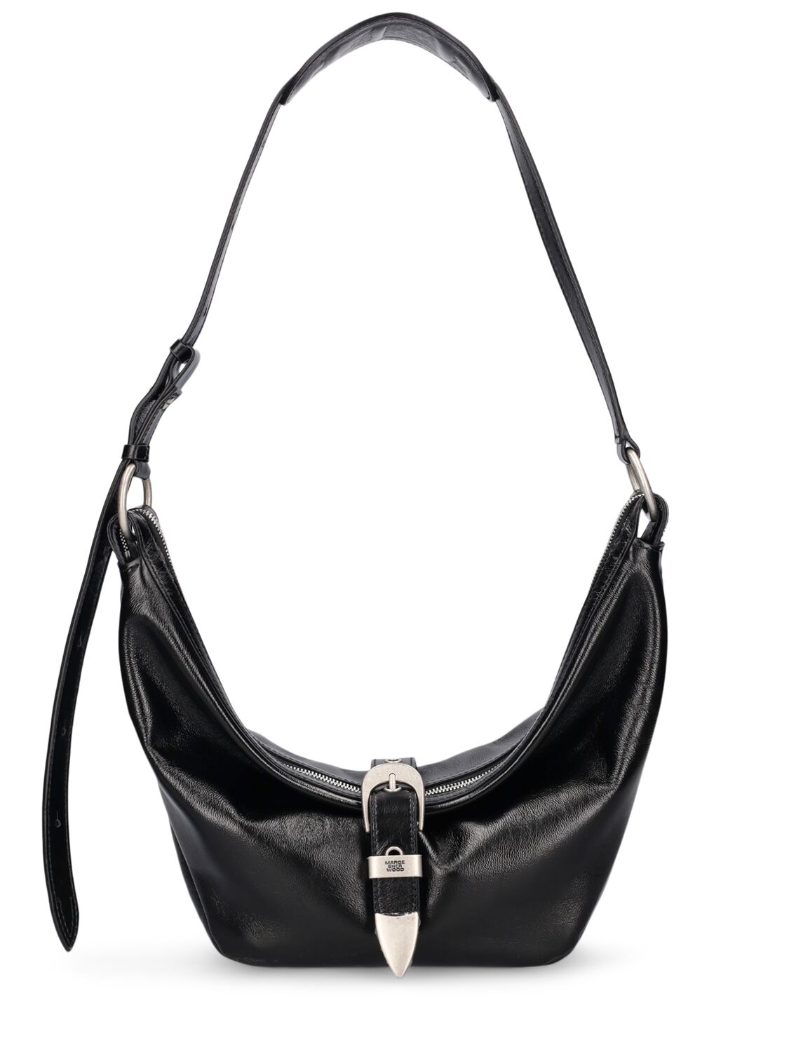 MARGESHERWOOD Mini Belted Leather Hobo Bag