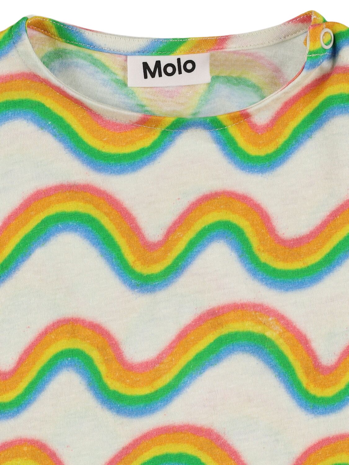 Shop Molo Cotton & Linen T-shirt In Multicolor