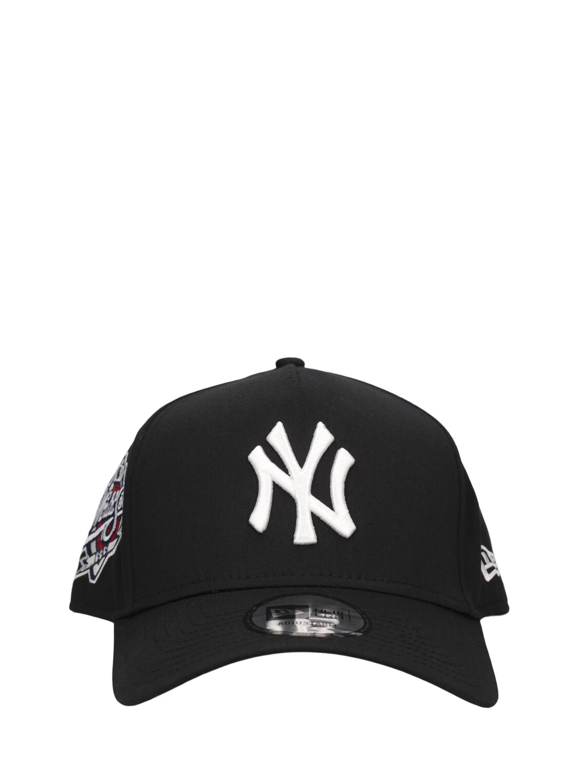 New Era Ny Yankees Patch 9forty A-frame Cap In Black,white
