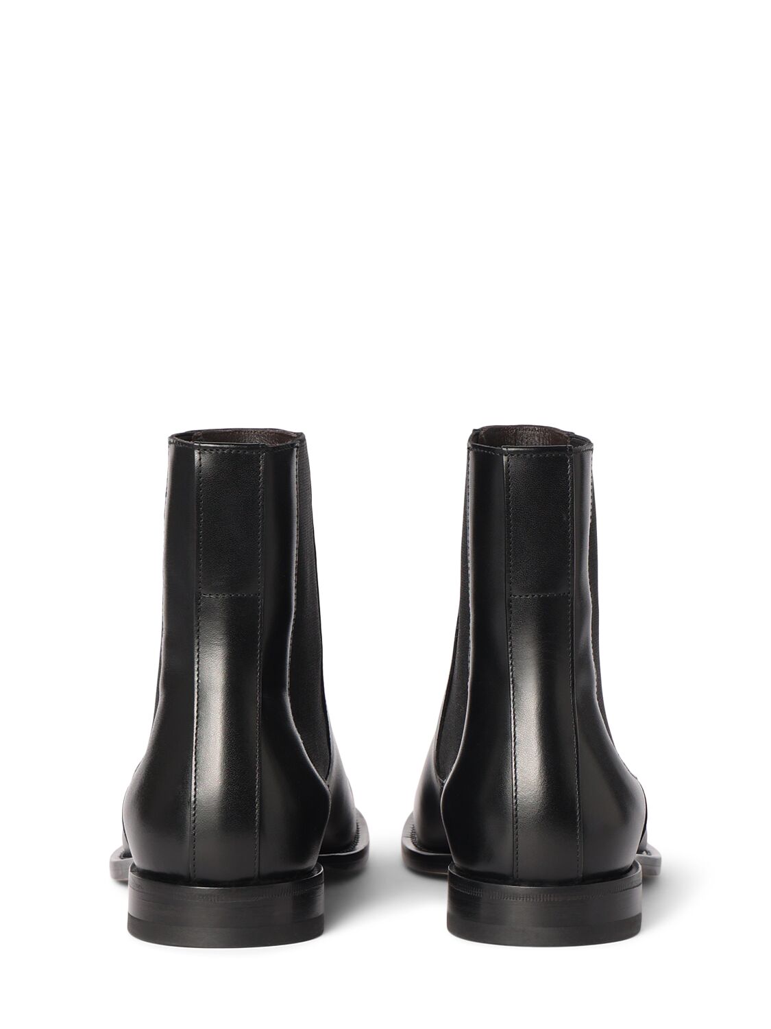 Shop The Row 20mm Novus Leather Chelsea Boots In Black