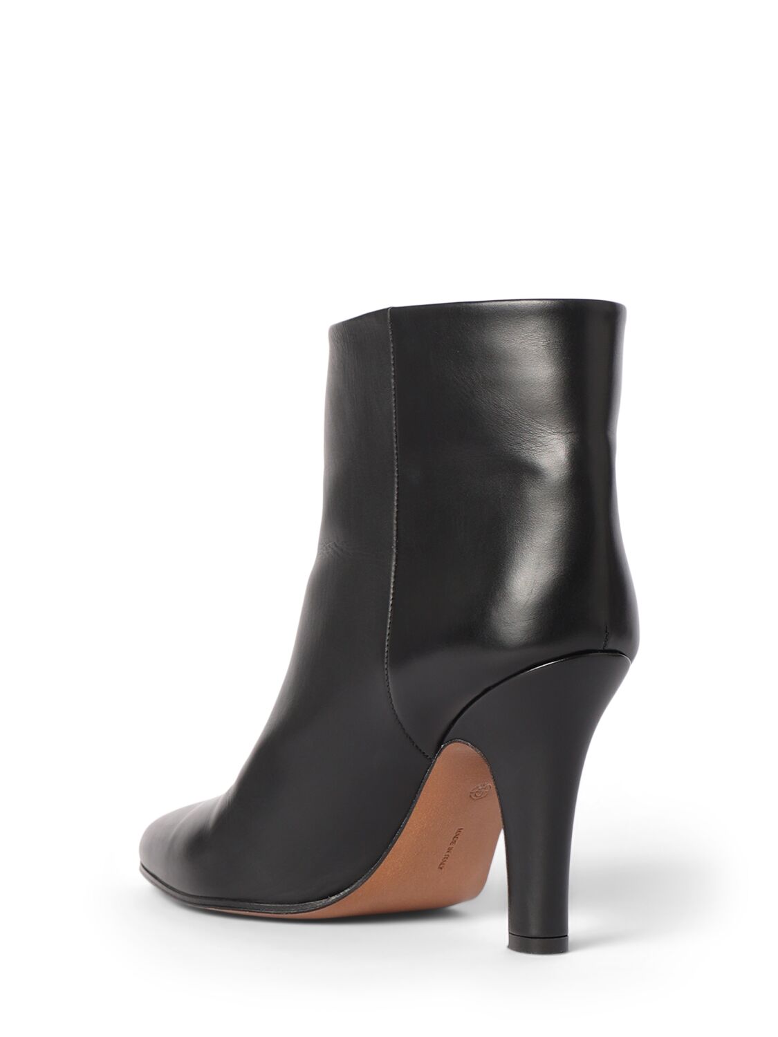 Shop The Row 90mm Prudens Leather Boots In Black