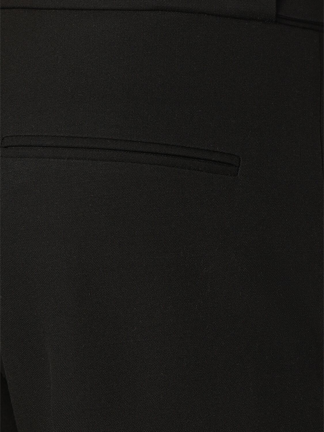 Shop The Row Jesse Wool & Silk Straight Pants In Black