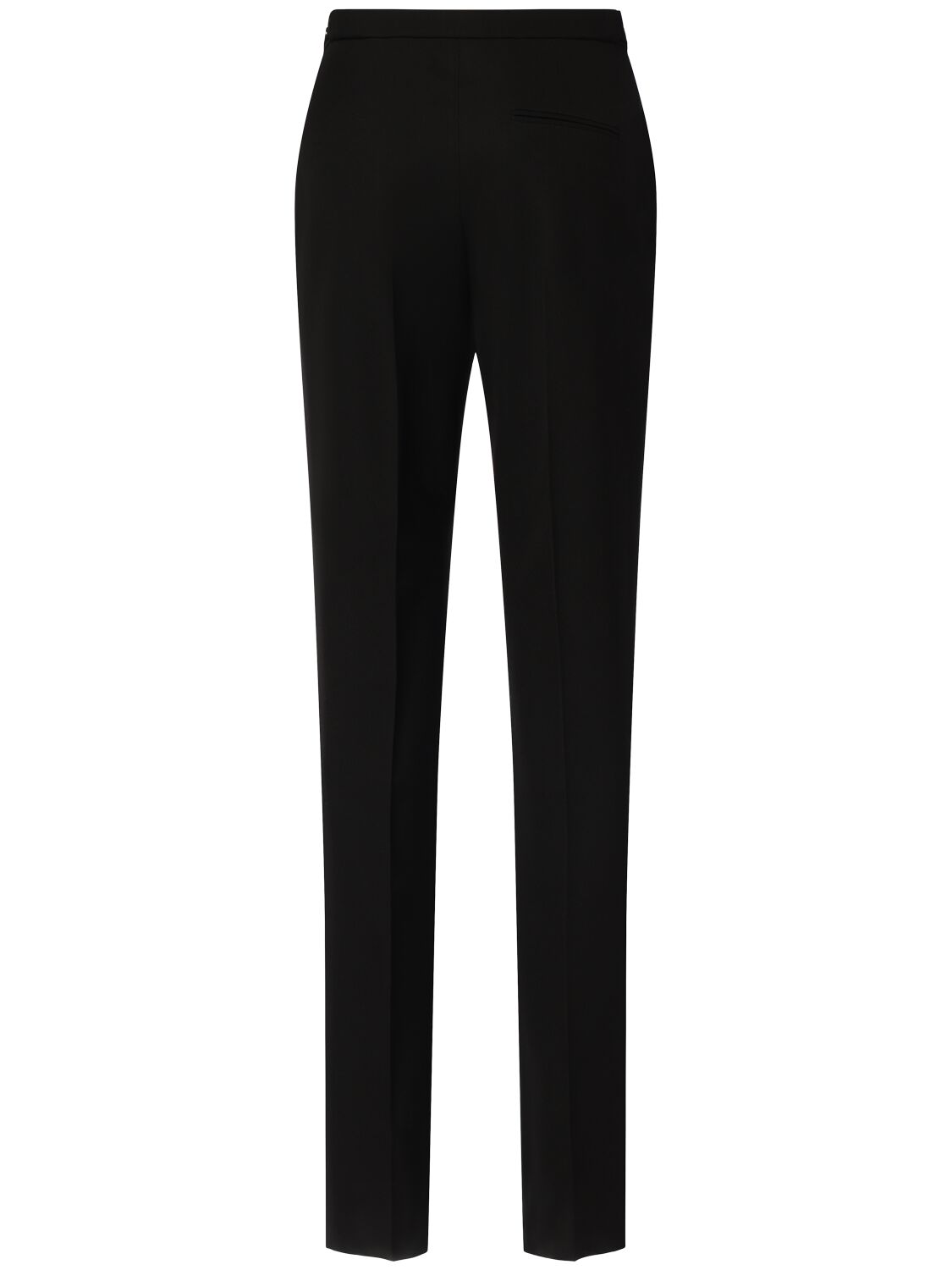 Shop The Row Jesse Wool & Silk Straight Pants In Black