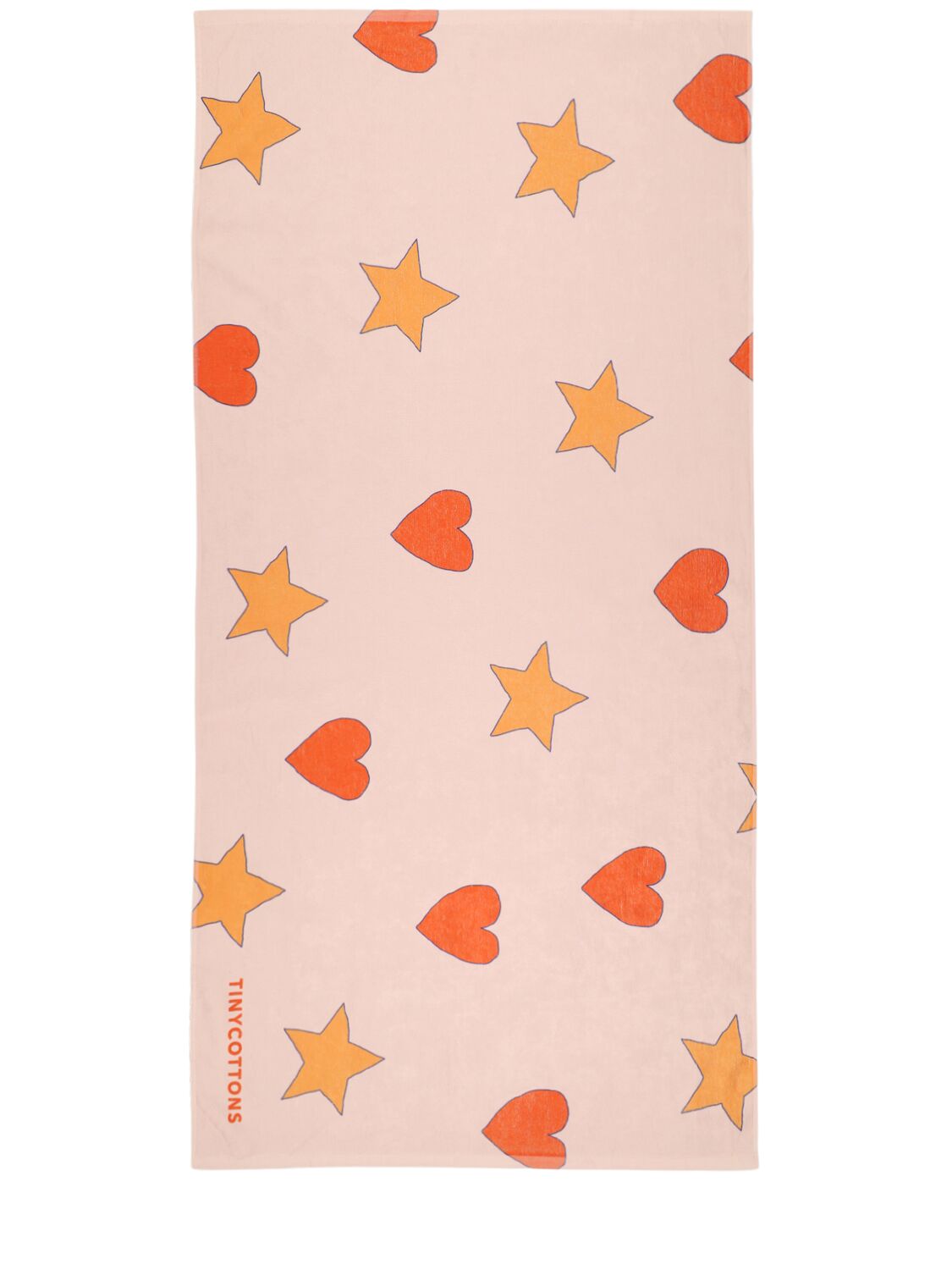 Tiny Cottons Kids' Printed Terry Beach Towel In Light Pink