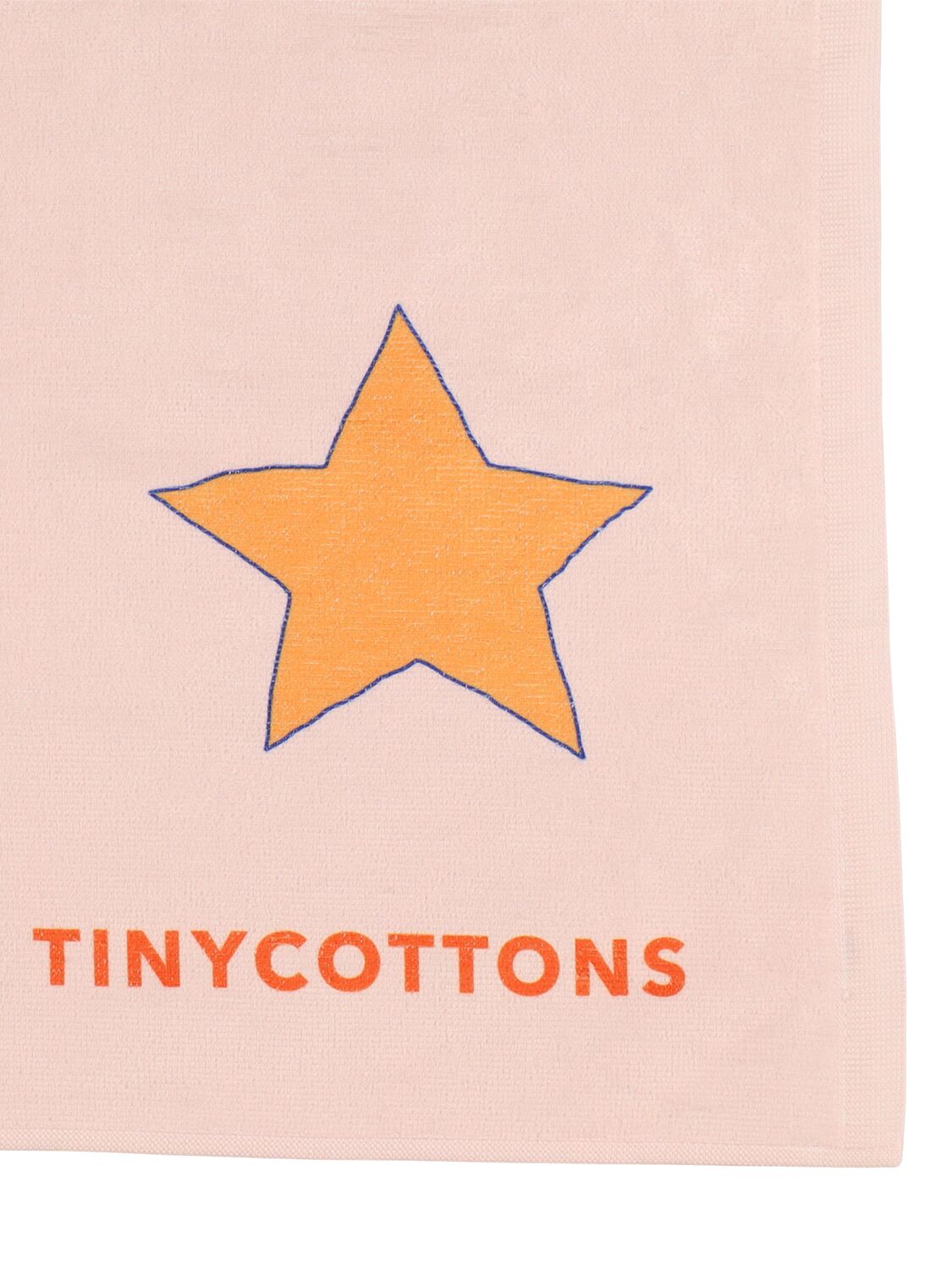 Shop Tiny Cottons Printed Terry Beach Towel In Light Pink