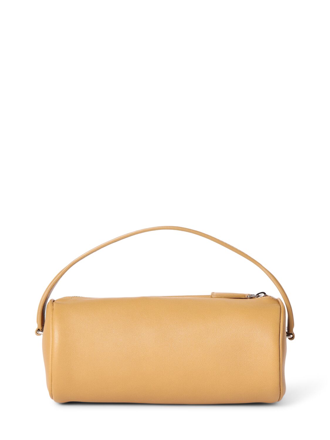 The Row Round 90s Napa Leather Top Handle Bag In Sahara