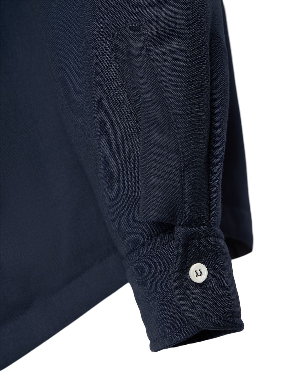 Shop Jacquemus La Chemise Boulanger Button-up Jacket In Navy