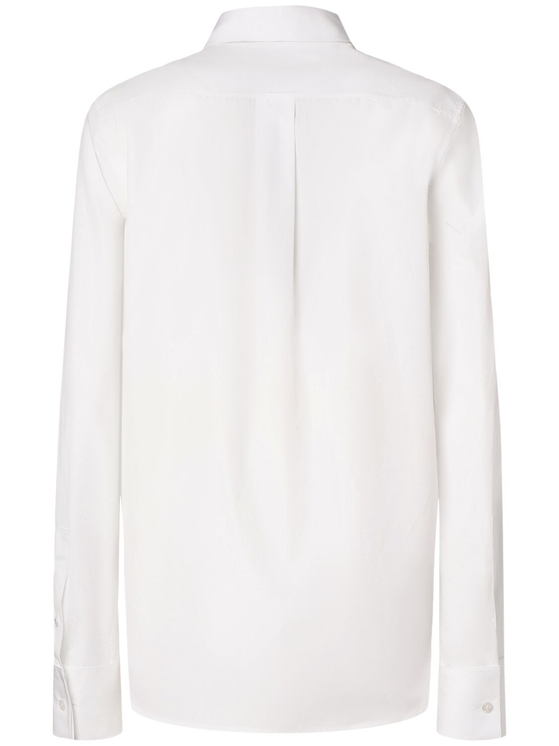 Shop The Row Metis Cotton Poplin Shirt In White