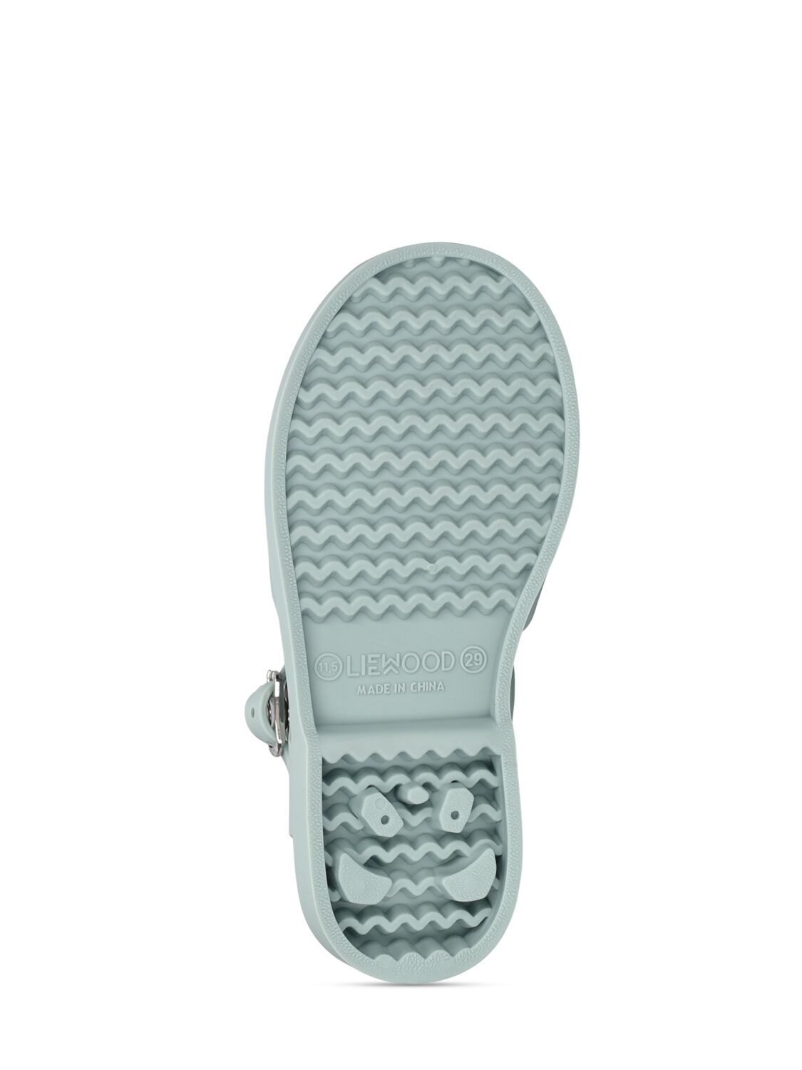 Shop Liewood Rubber Jelly Sandals In Light Blue