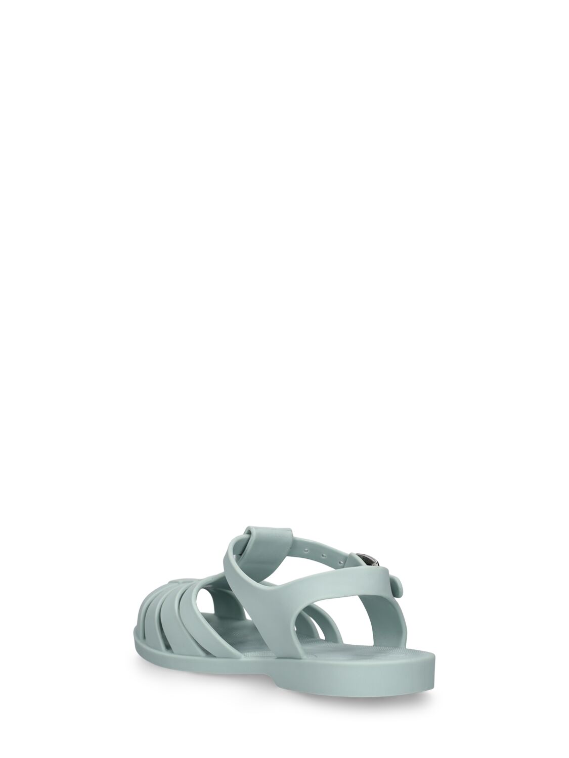 Shop Liewood Rubber Jelly Sandals In Light Blue