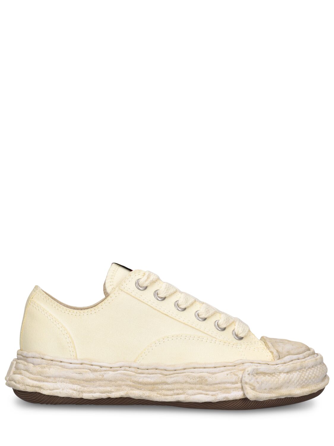Miharayasuhiro Peterson Low 23 Og Sole Canvas Trainers In White