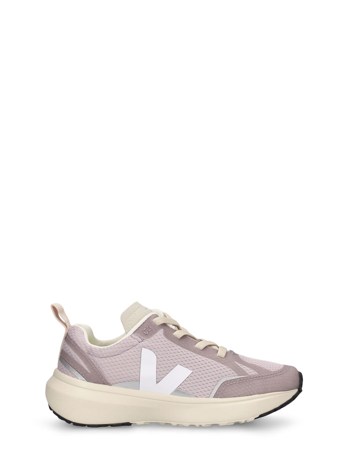 Veja Kids' Canary Recycled Lace-up Sneakers In Light Purple