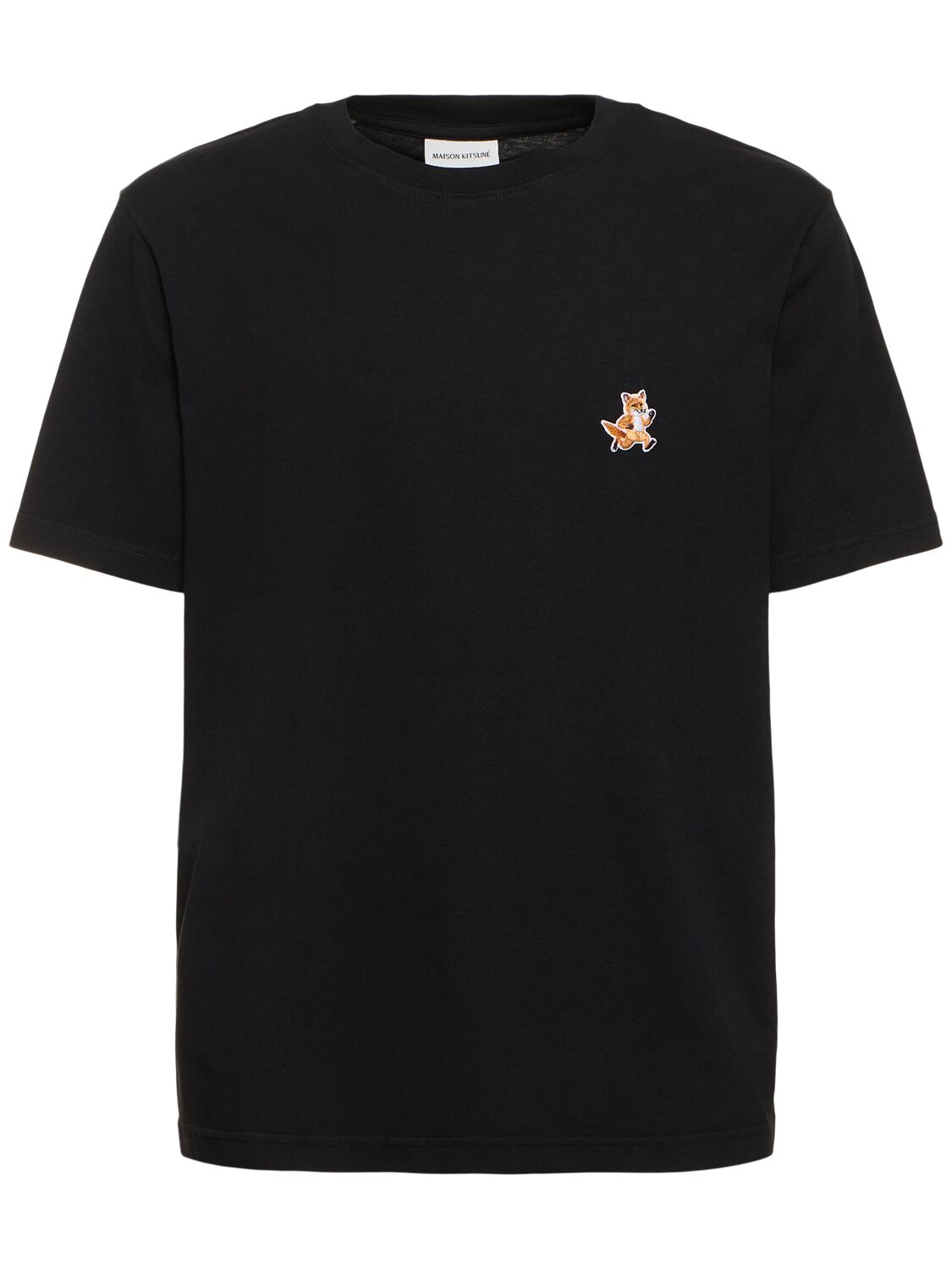 Maison Kitsuné Speedy Fox Patch Comfort T-shirt In 블랙