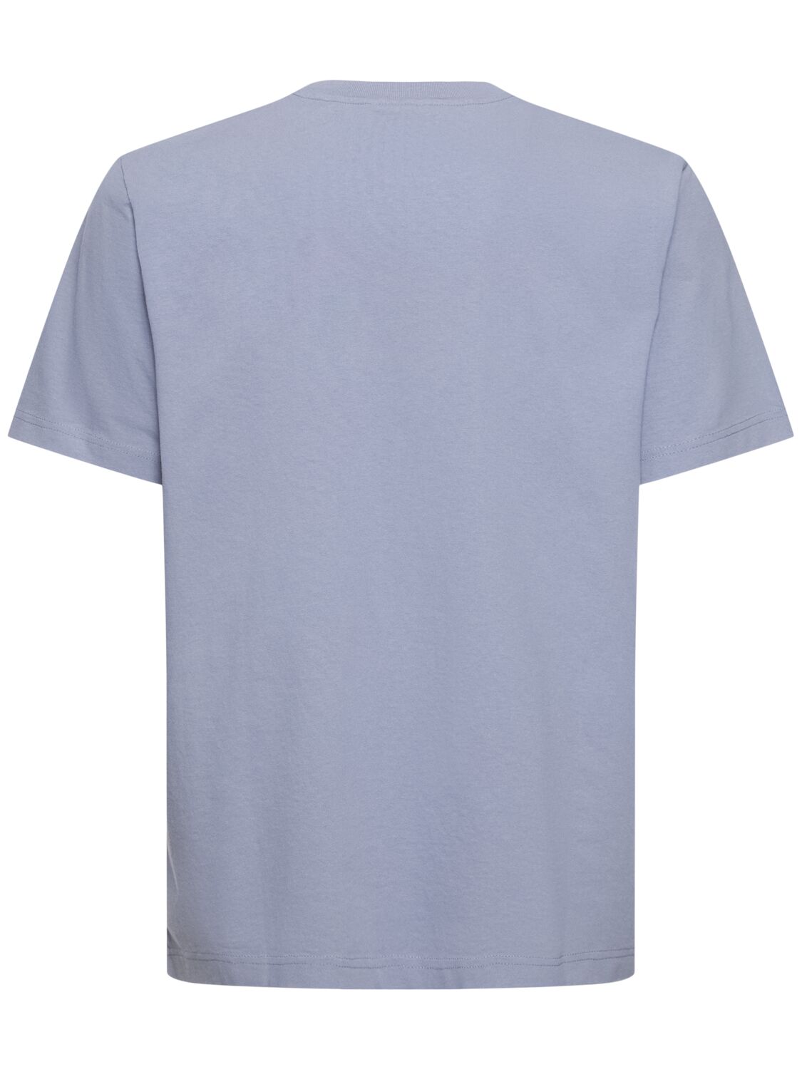Shop Maison Kitsuné Racing Fox Comfort T-shirt In Duster Blue