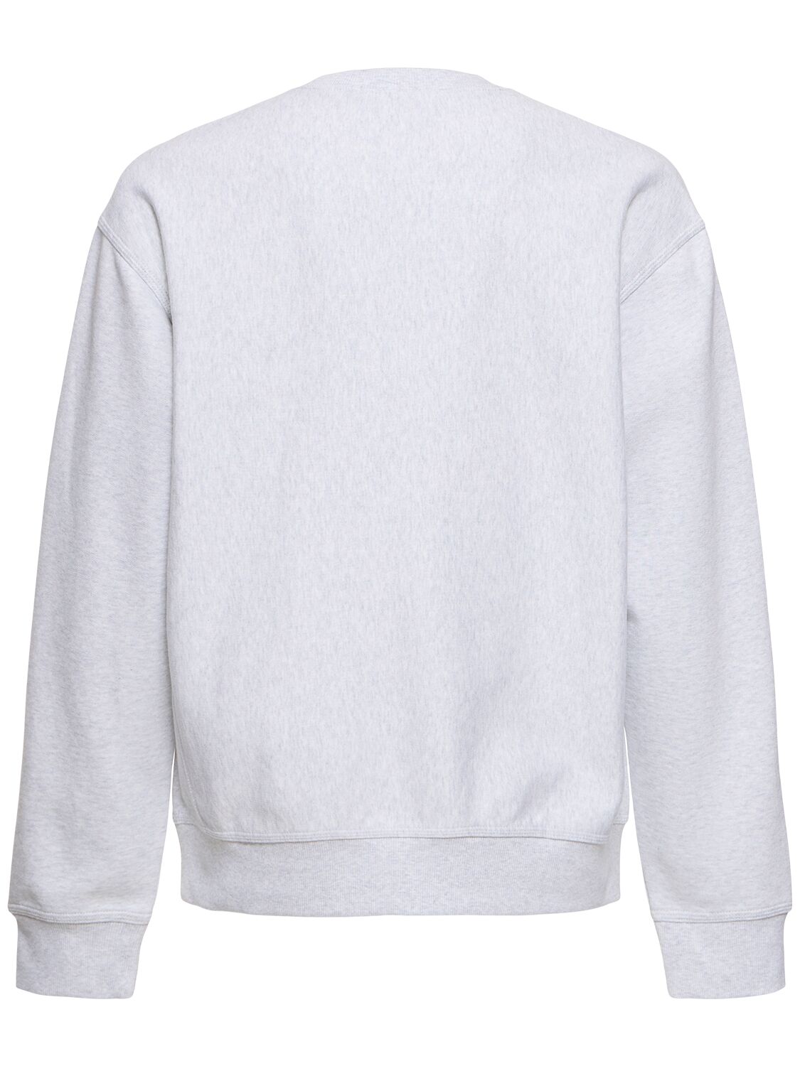 Shop Carhartt American Script Crewneck Sweatshirt In Ash Heather