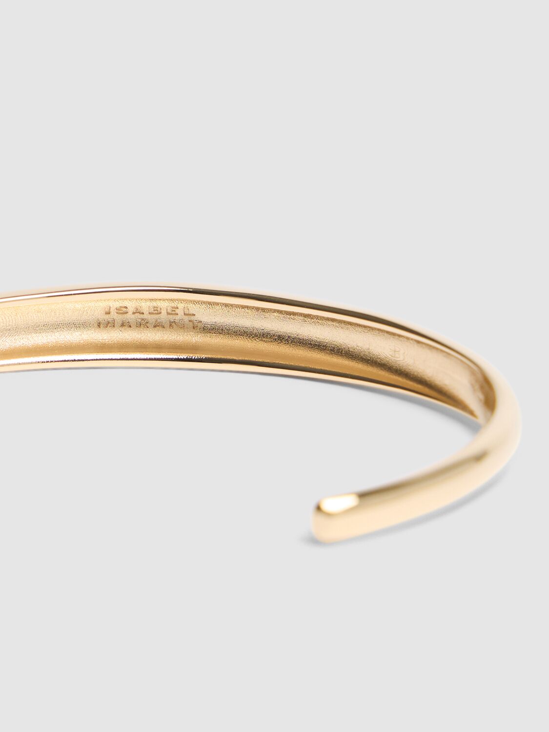 Shop Isabel Marant Rigid Cuff Bracelet In Gold