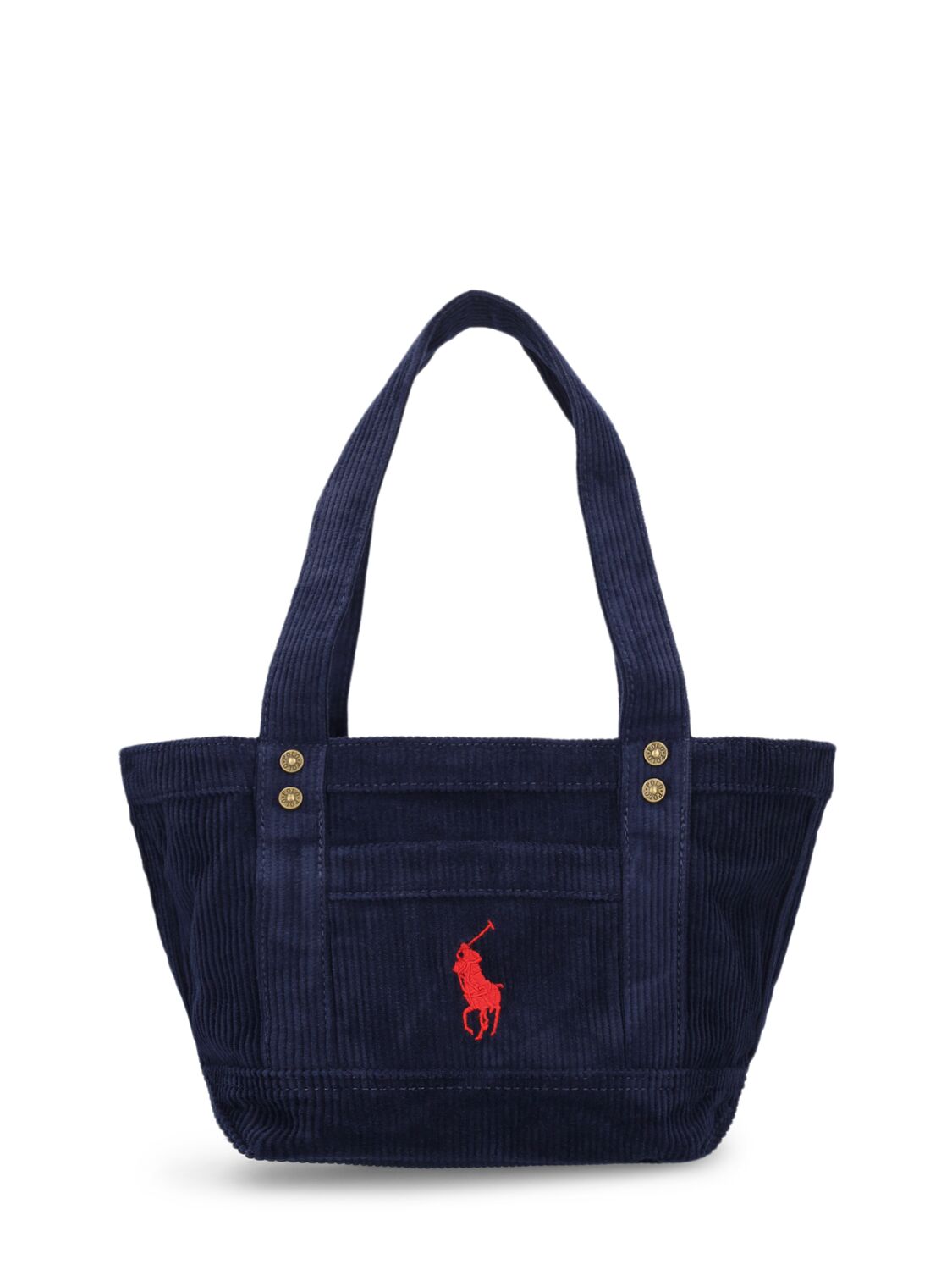 Ralph Lauren Kids' Mini Corduroy Tote Bag In Blue