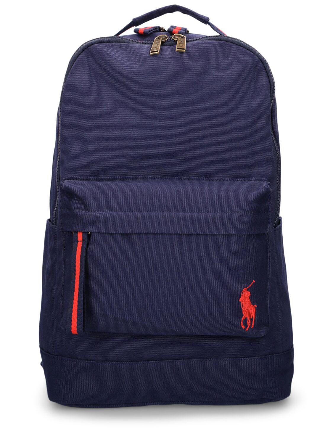 Ralph Lauren Kids' Logo Cotton Backpack In Blue