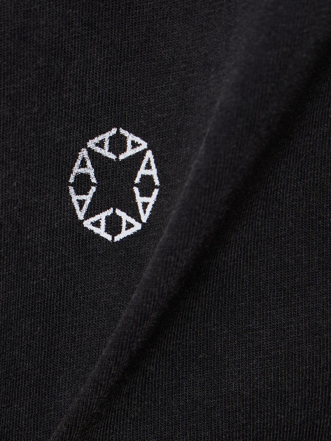 Shop Alyx Logo Print Cotton Jersey S/s T-shirt In Black