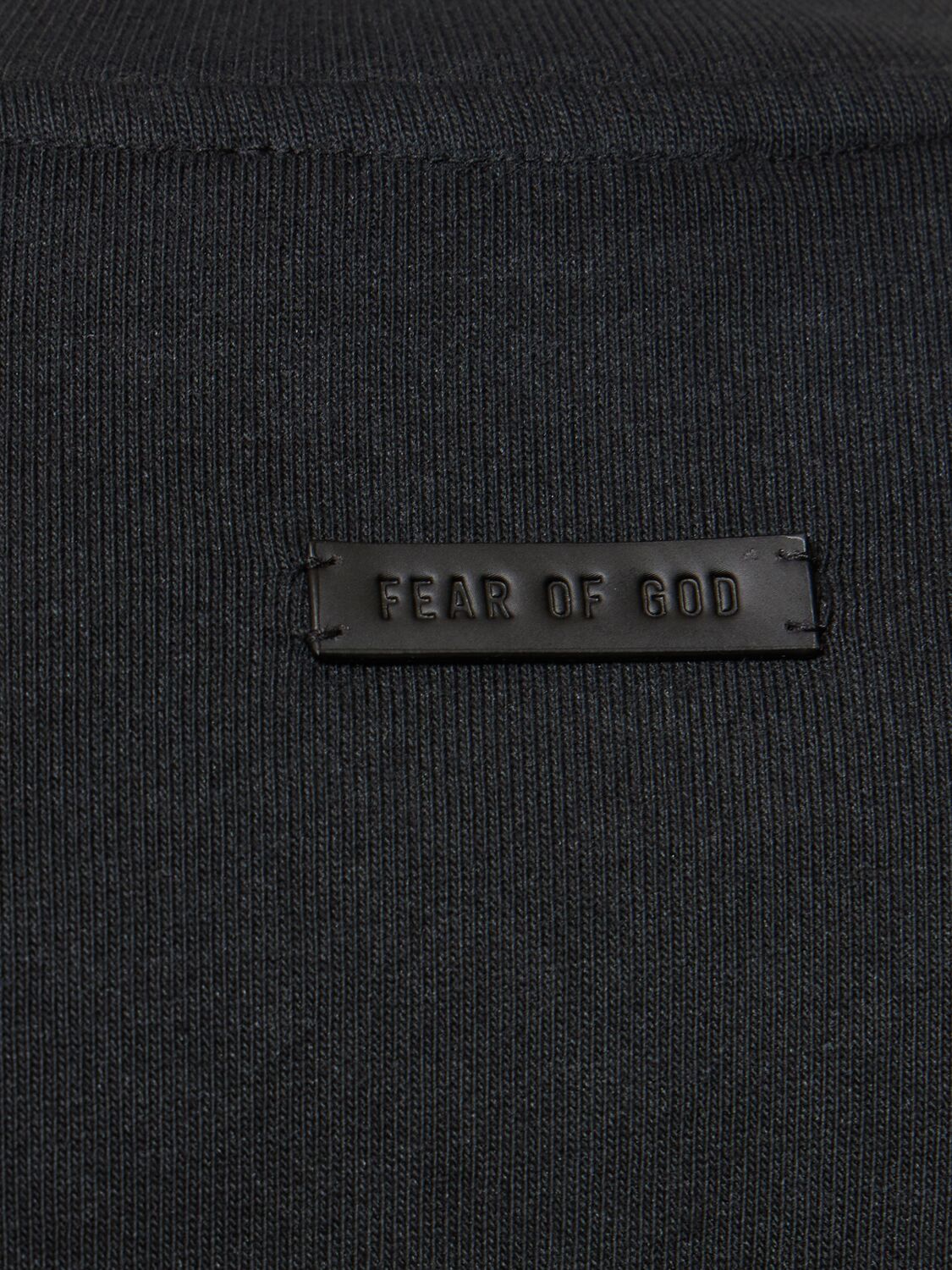 Shop Fear Of God Airbrush 8 Ss T-shirt In Black