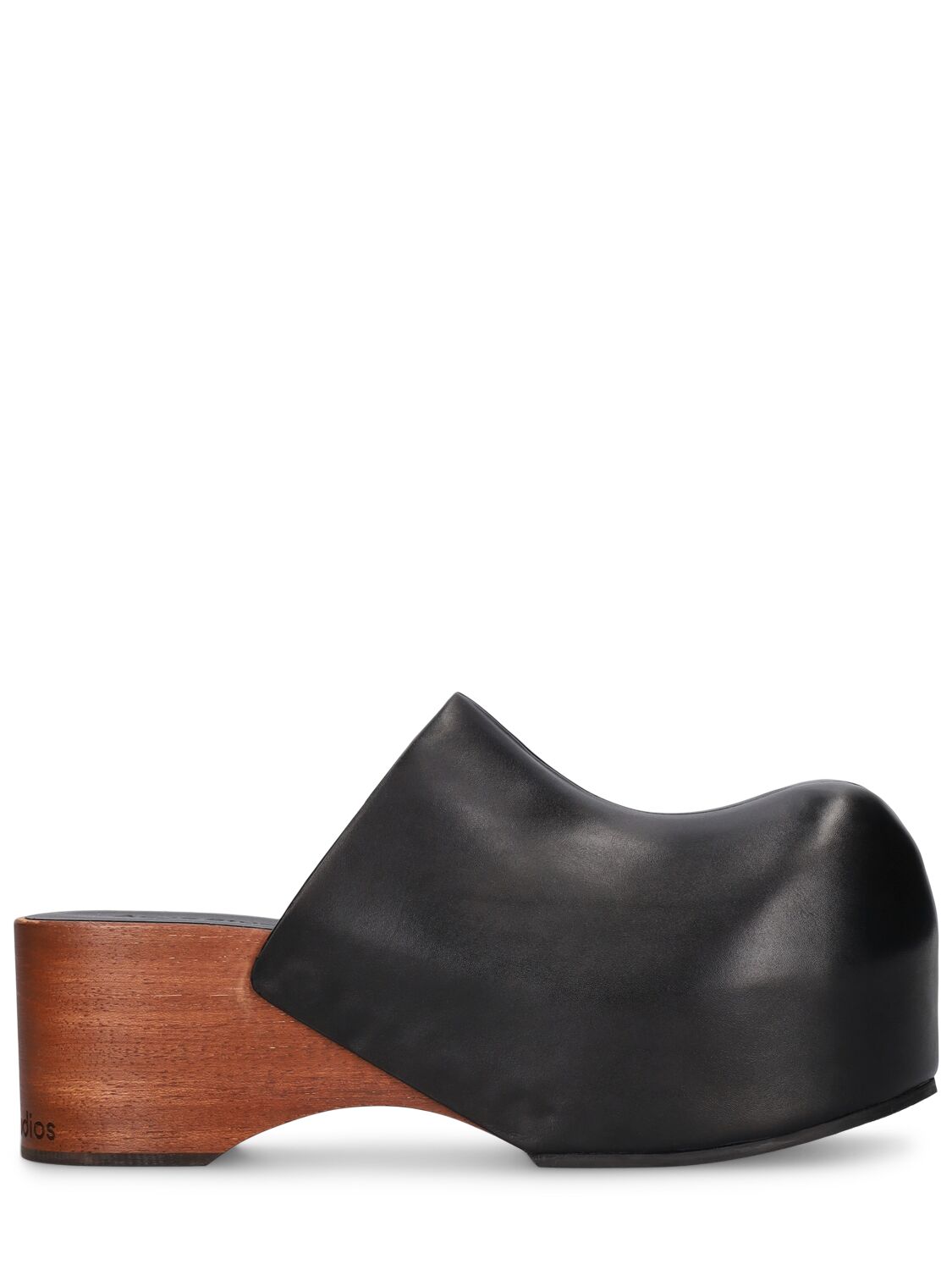 Image of 70mm Barlo Leather Clogs
