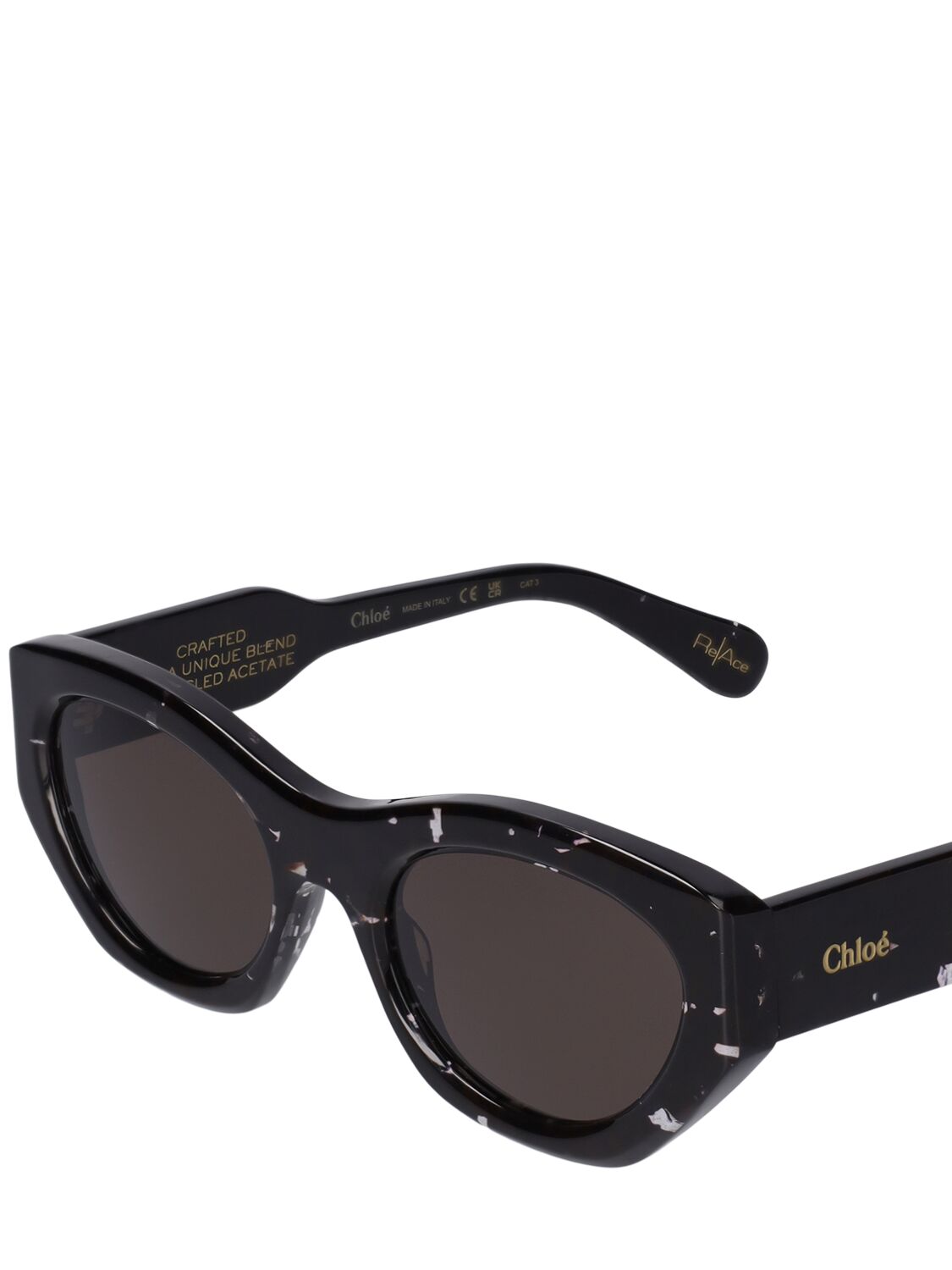 CHLOÉ GAYIA CAT-EYE BIO-ACETATE SUNGLASSES 