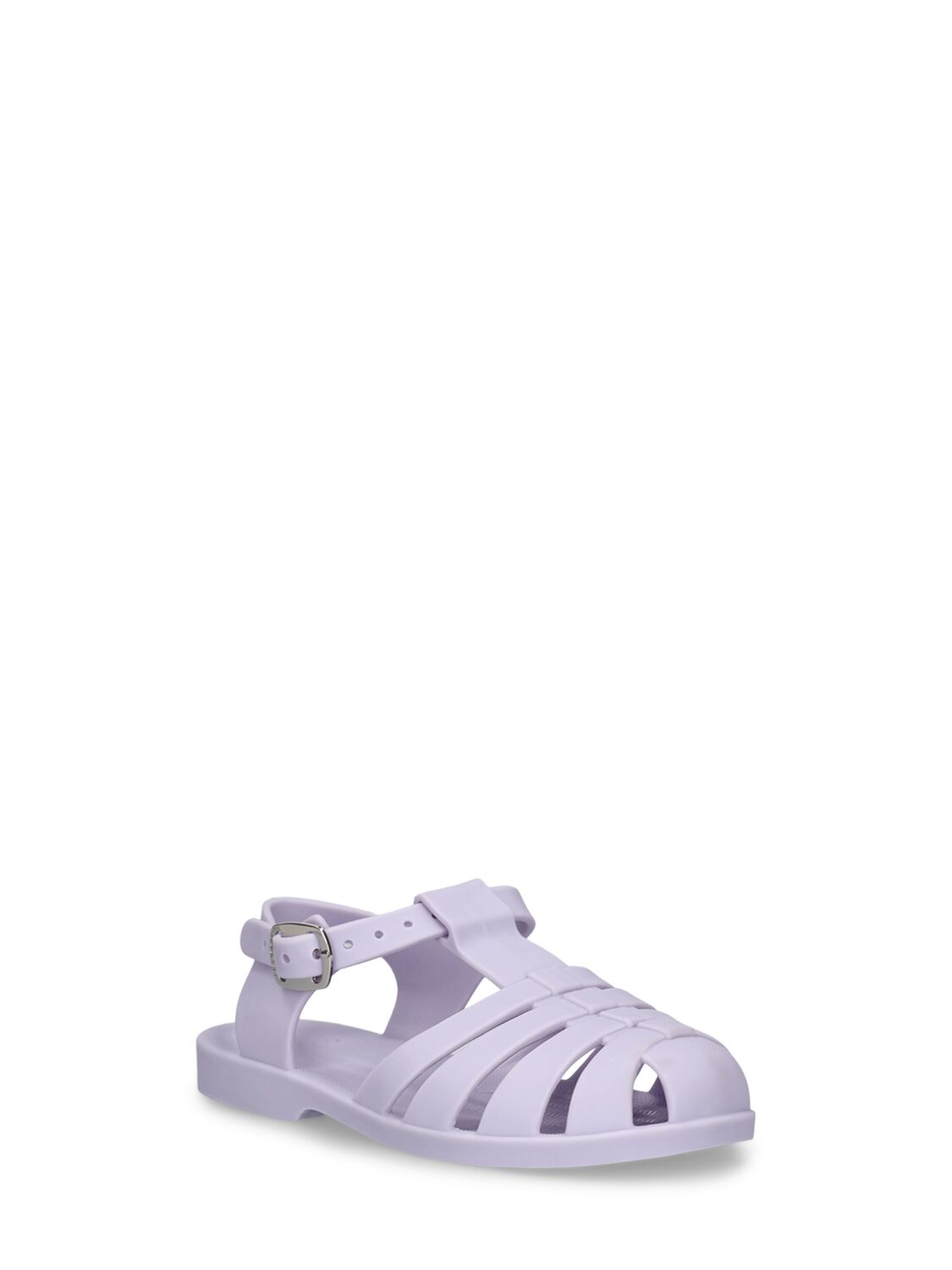 Shop Liewood Rubber Jelly Sandals In Light Purple