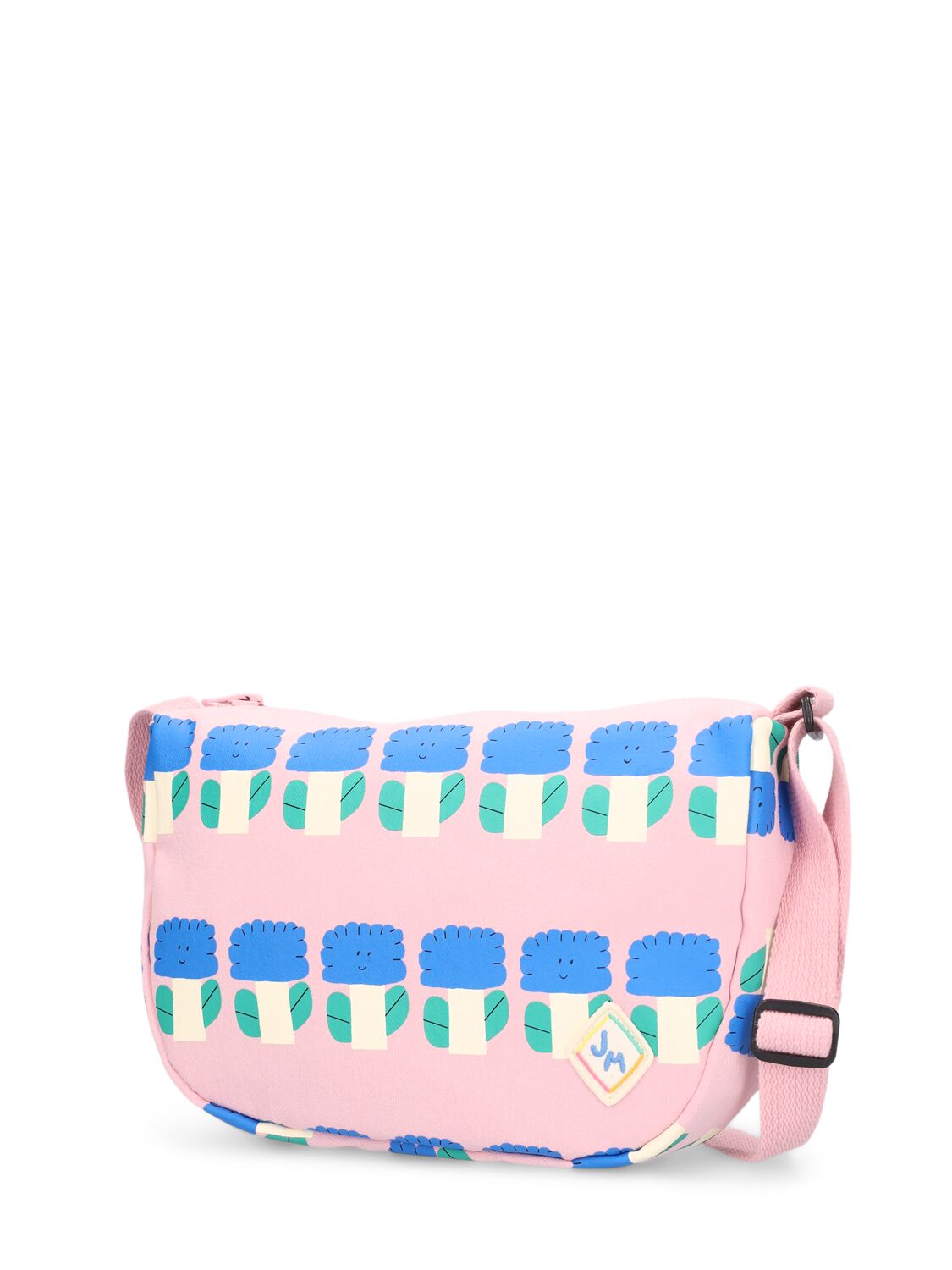 Shop Jellymallow Printed Cotton Sling Bag In 멀티컬러