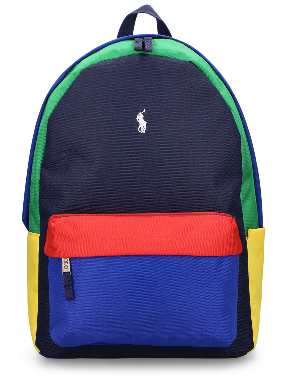 Ralph Lauren Kids' Colour Block Backpack In Multi