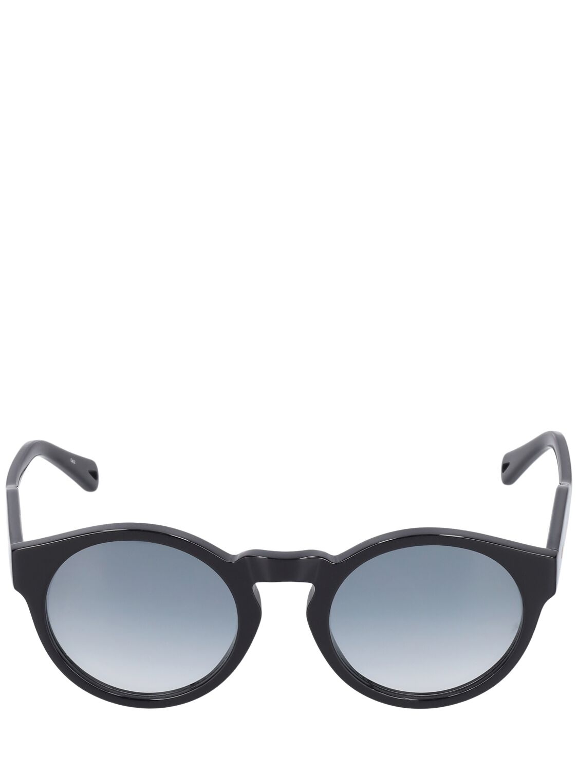 Chloé Xena Round Bio-acetate Sunglasses In Black,blue