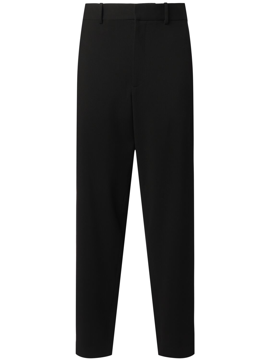 The Row Berkel Wool Blend Pants In Black