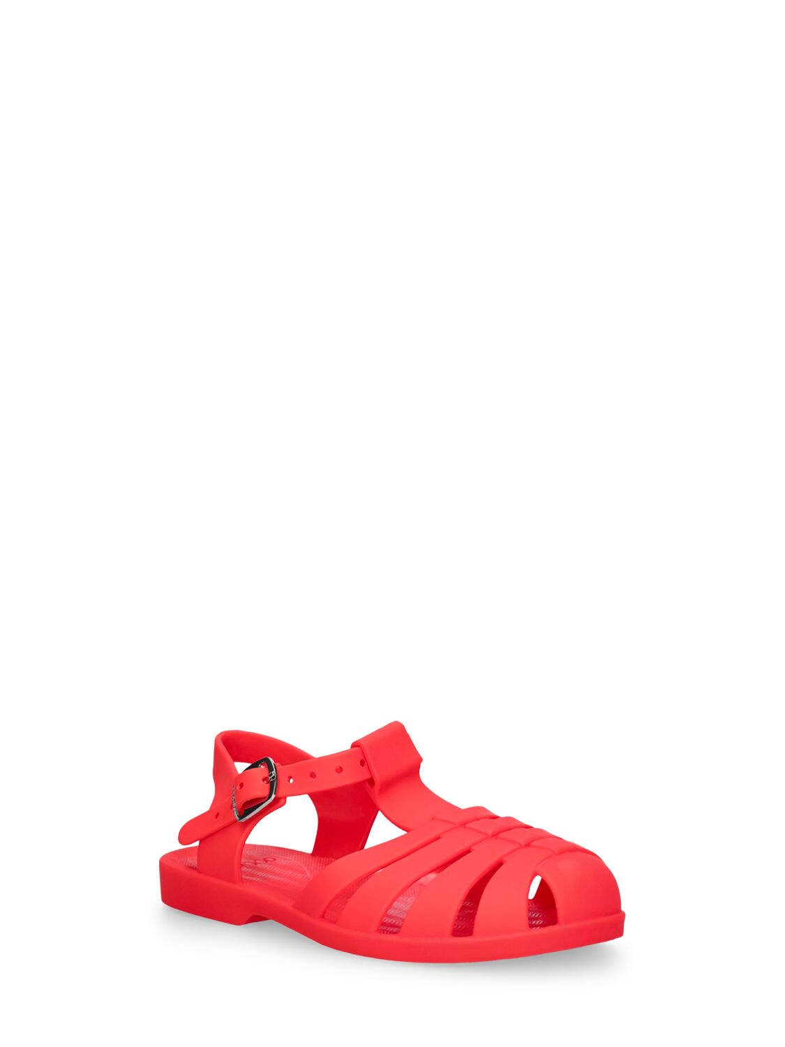 Shop Liewood Rubber Jelly Sandals In Red