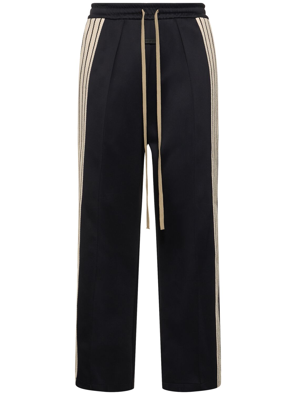 Fear Of God Relaxed Pintuck Sweatpants W/ Side Bands In 블랙