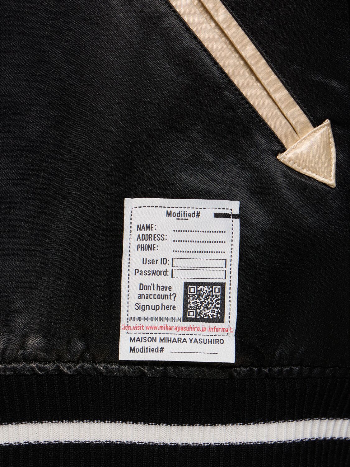 Shop Miharayasuhiro Souvenir Zipped Bomber Jacket In 블랙