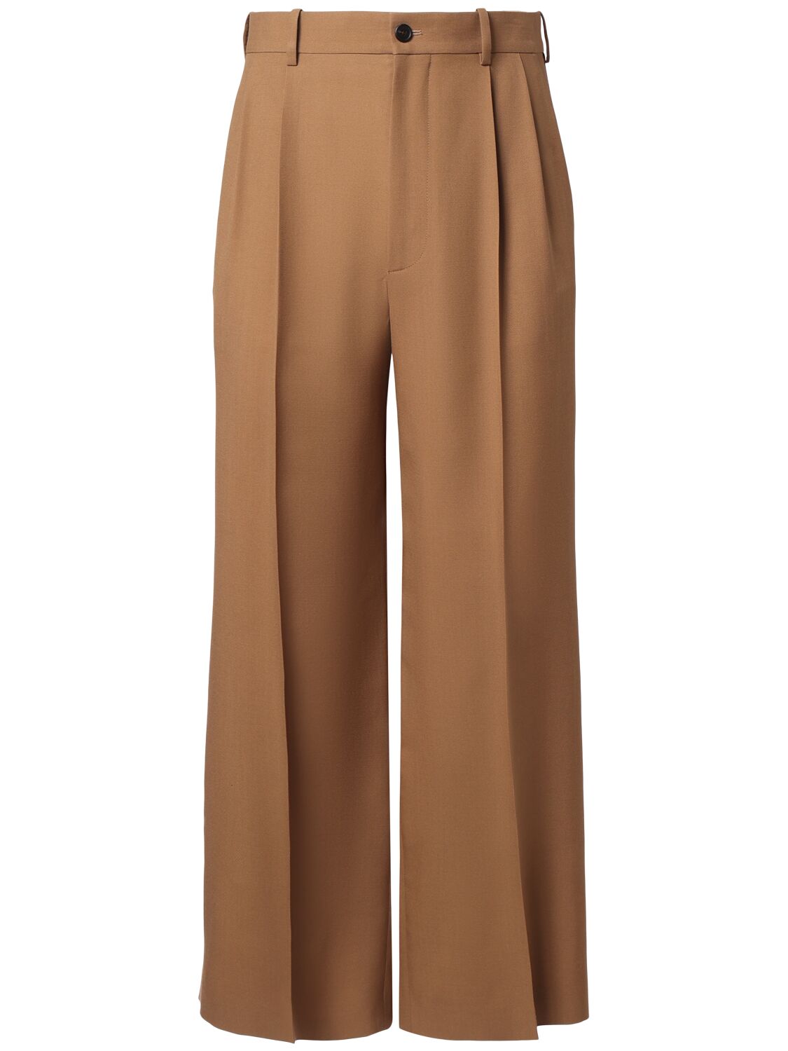 The Row Holl Wool Pants In Fawn