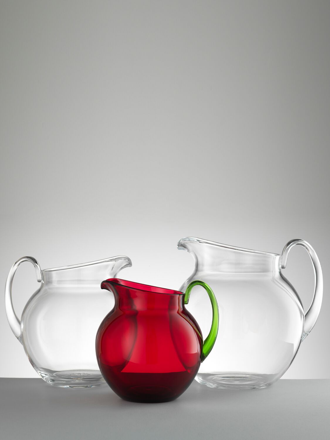 Shop Mario Luca Giusti Pallina Acrylic Pitcher In Rubino-verde