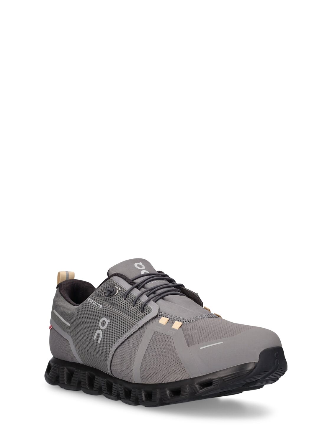 Shop On Cloud 5 Waterproof Sneakers In Asphalt,magnet