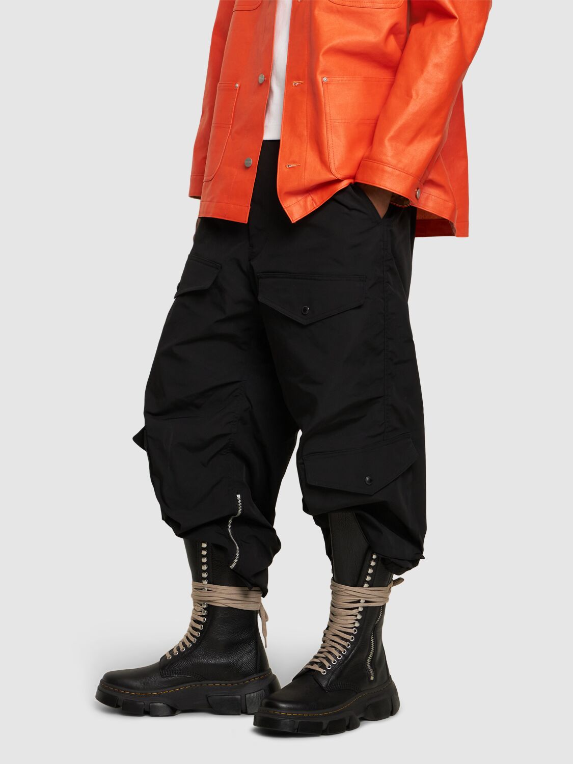 Rick Owens X Dr Martens lace-up boots “Dmxl 1918” black