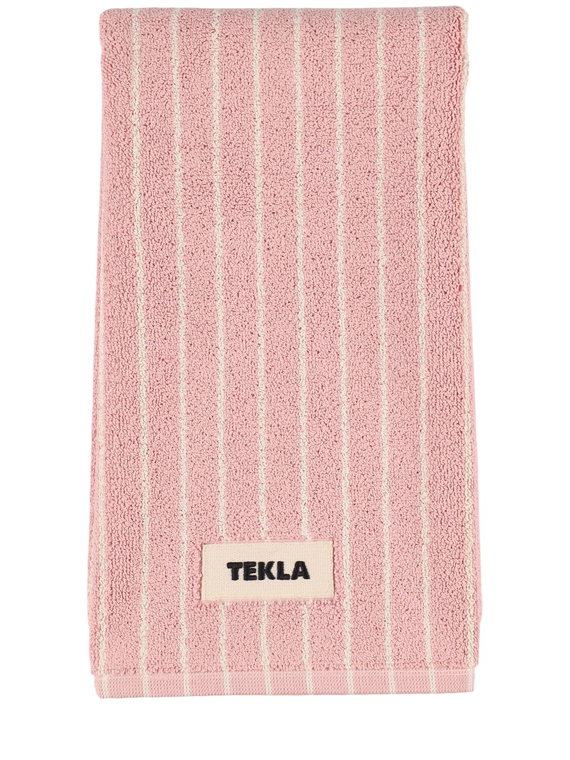 Image of Shaded Pink Striped Bath Mat