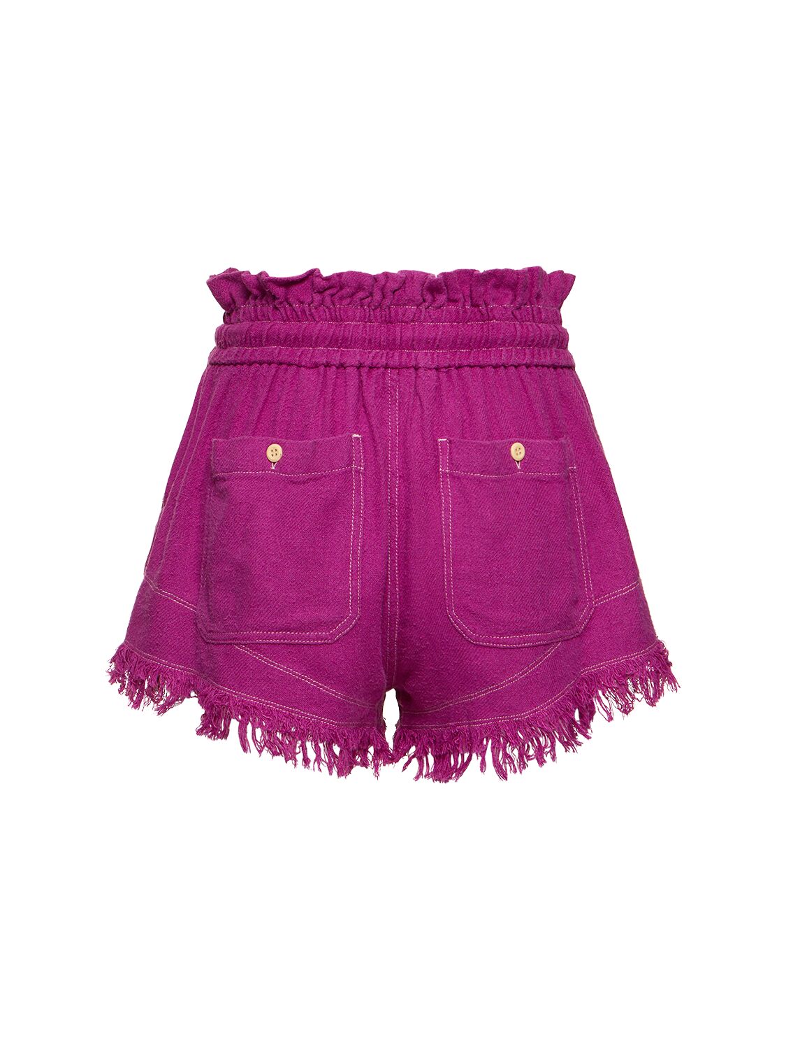 Shop Marant Etoile Talapiz Drawstring Silk Shorts In Pink