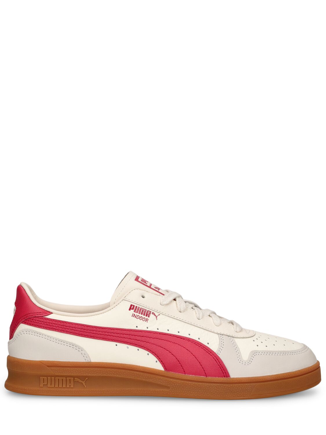 Shop Puma Indoor Og Sneakers In Ivory,club Red