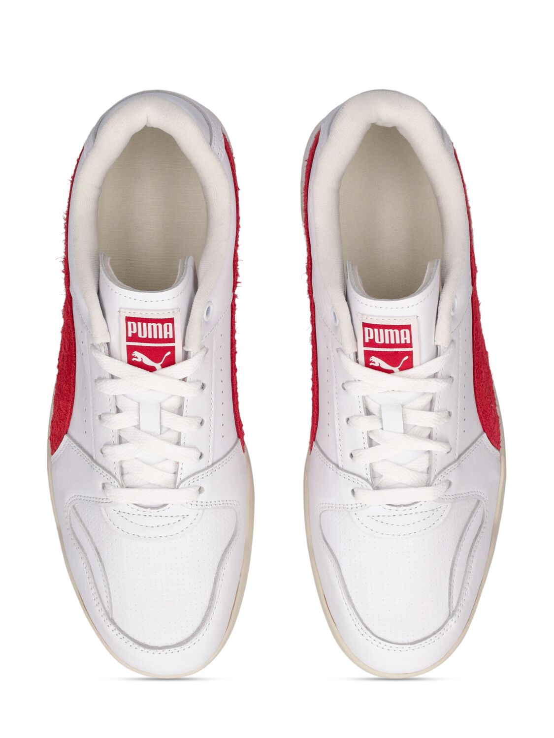 Shop Puma Neverworn Iii Slipstream Low Sneakers In White,club Red