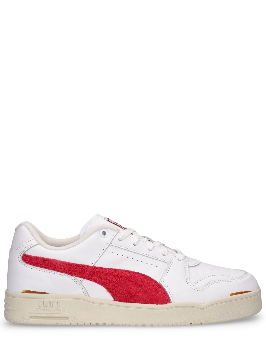Puma Neverworn Iii Slipstream Low Sneakers In White,club Red