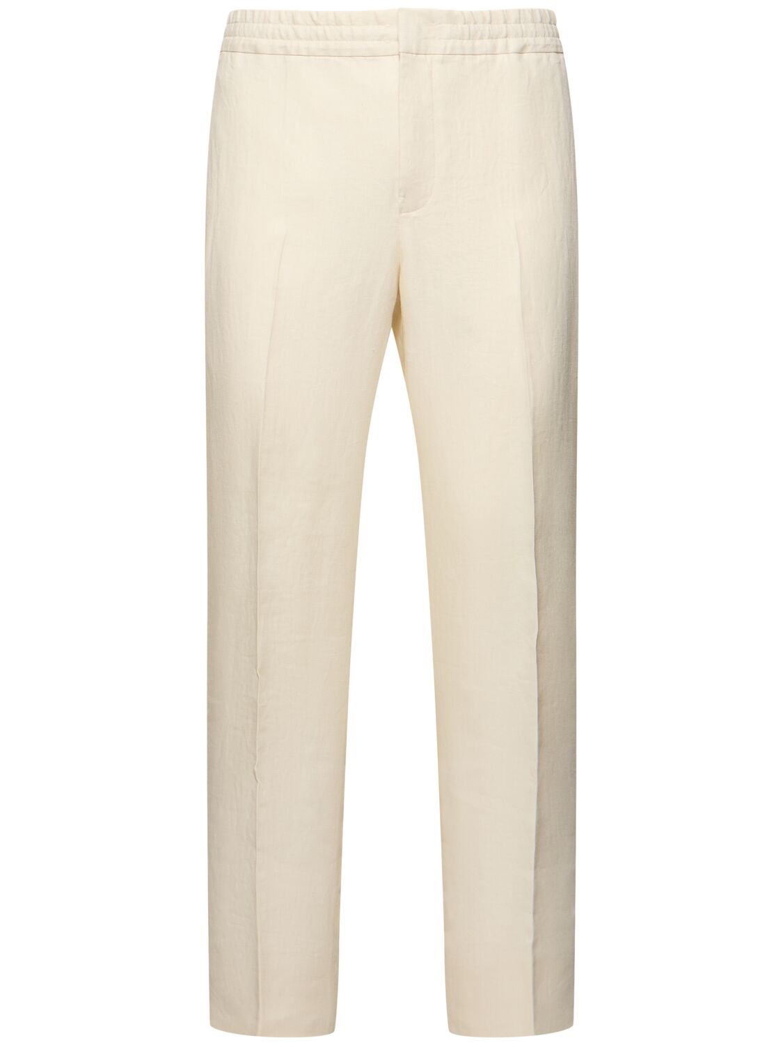 Zegna Oasi Linen Pants In White
